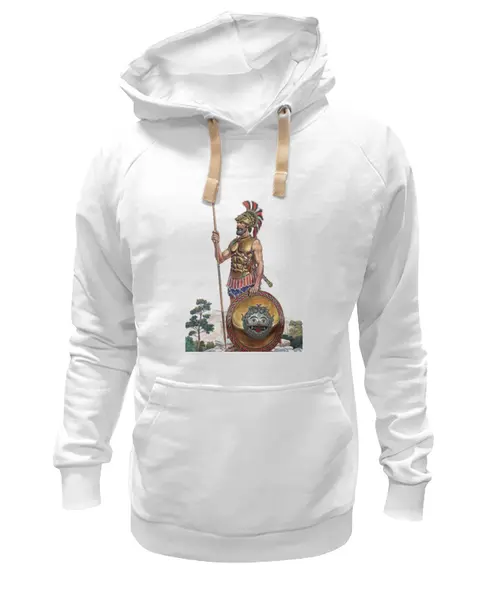 Заказать премиальную одежду в Москве. Толстовка Wearcraft Premium унисекс Древний воин. Греция от Виктор Гришин - готовые дизайны и нанесение принтов.