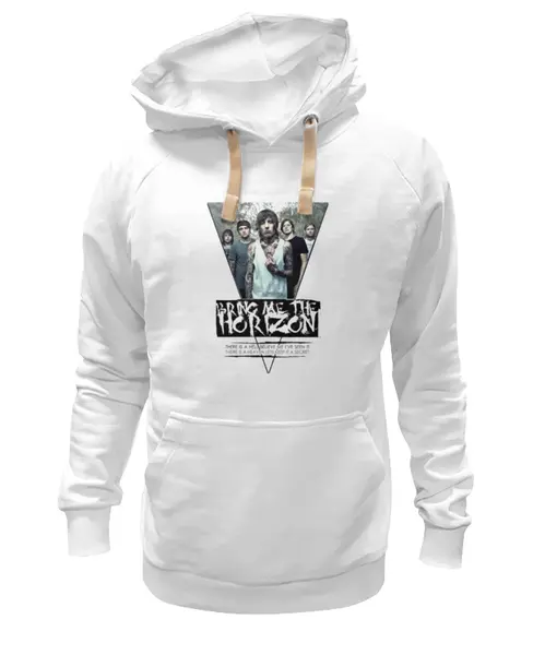 Заказать премиальную одежду в Москве. Толстовка Wearcraft Premium унисекс Bring Me The Horizon треугольник от inPrintio - готовые дизайны и нанесение принтов.