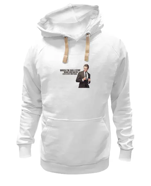 Заказать премиальную одежду в Москве. Толстовка Wearcraft Premium унисекс Как я встретил вашу маму - Барни Стинсон от ivirn - готовые дизайны и нанесение принтов.