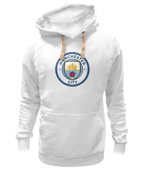 Заказать премиальную одежду в Москве. Толстовка Wearcraft Premium унисекс Manchester City от Polilog - готовые дизайны и нанесение принтов.