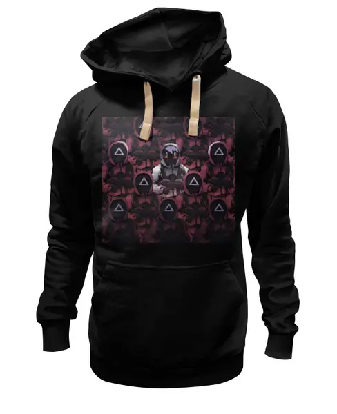Заказать премиальную одежду в Москве. Толстовка Wearcraft Premium унисекс Игра в кальмара от Дана Столыпина - готовые дизайны и нанесение принтов.