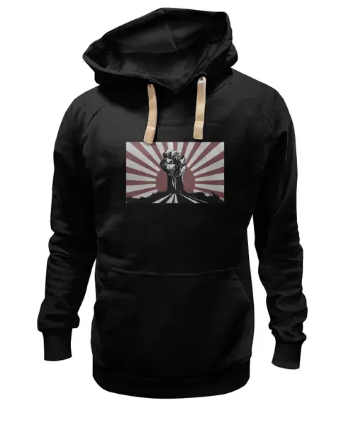 Заказать премиальную одежду в Москве. Толстовка Wearcraft Premium унисекс Борись за свои права от mottymouse - готовые дизайны и нанесение принтов.