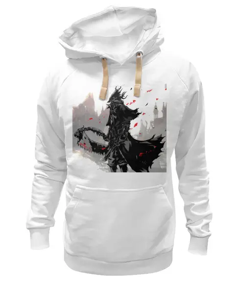 Заказать премиальную одежду в Москве. Толстовка Wearcraft Premium унисекс Bloodborne от GeekFox  - готовые дизайны и нанесение принтов.