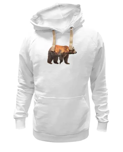 Заказать премиальную одежду в Москве. Толстовка Wearcraft Premium унисекс Медведь от printik - готовые дизайны и нанесение принтов.