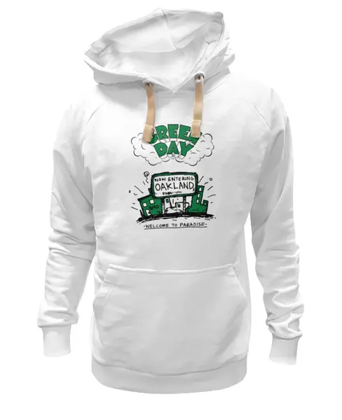 Заказать премиальную одежду в Москве. Толстовка Wearcraft Premium унисекс Green Day от geekbox - готовые дизайны и нанесение принтов.