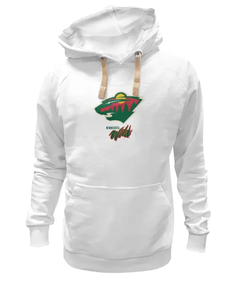 Заказать премиальную одежду в Москве. Толстовка Wearcraft Premium унисекс Minnesota Wild / NHL USA от KinoArt - готовые дизайны и нанесение принтов.