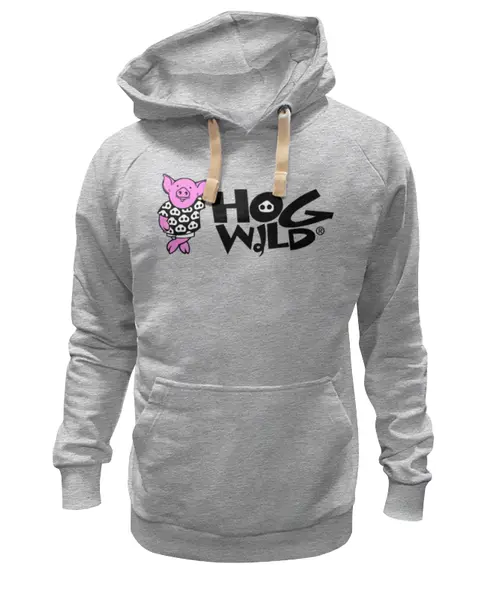 Заказать премиальную одежду в Москве. Толстовка Wearcraft Premium унисекс Hog Wild от Leichenwagen - готовые дизайны и нанесение принтов.