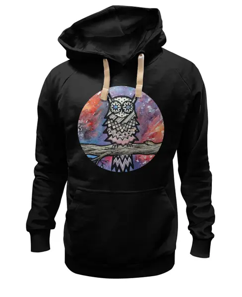 Заказать толстовку в Москве. Толстовка Wearcraft Premium унисекс Space owl от kowaii4eg - готовые дизайны и нанесение принтов.