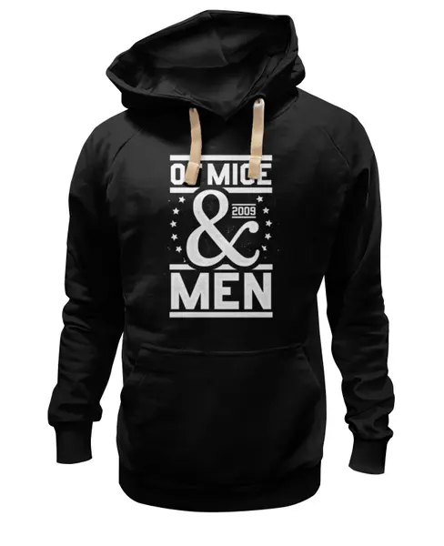 Заказать премиальную одежду в Москве. Толстовка Wearcraft Premium унисекс Of Mice & Men от geekbox - готовые дизайны и нанесение принтов.