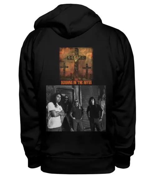 Заказать премиальную одежду в Москве. Толстовка Wearcraft Premium унисекс Slayer-Season In The Abyss 1990 от Илья - готовые дизайны и нанесение принтов.