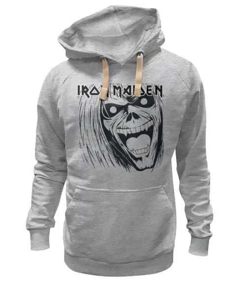 Заказать премиальную одежду в Москве. Толстовка Wearcraft Premium унисекс Iron Maiden Band от Leichenwagen - готовые дизайны и нанесение принтов.