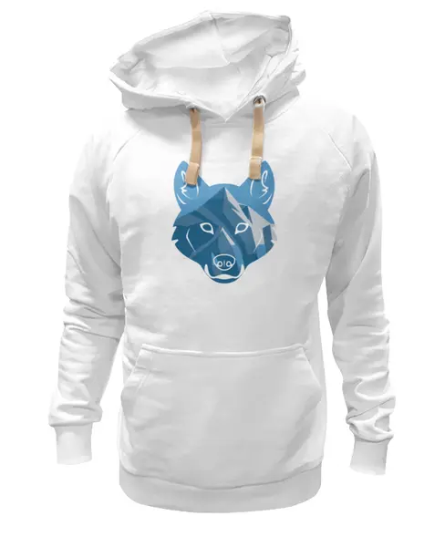 Заказать премиальную одежду в Москве. Толстовка Wearcraft Premium унисекс Волк (Wolf) от trugift - готовые дизайны и нанесение принтов.