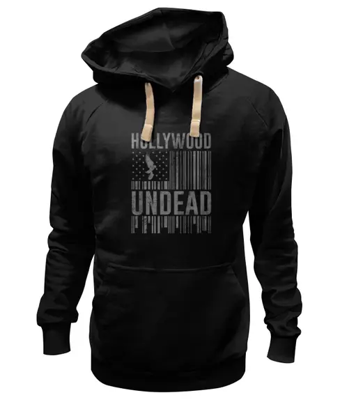 Заказать премиальную одежду в Москве. Толстовка Wearcraft Premium унисекс Hollywood Undead от geekbox - готовые дизайны и нанесение принтов.