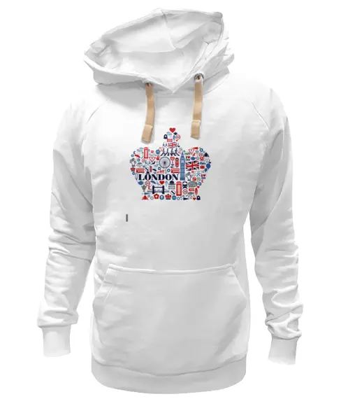 Заказать премиальную одежду в Москве. Толстовка Wearcraft Premium унисекс LONDON от CoolDesign - готовые дизайны и нанесение принтов.