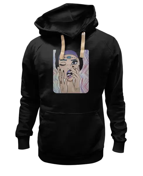 Заказать премиальную одежду в Москве. Толстовка Wearcraft Premium унисекс Арт от Nina Hartles от Hartles - готовые дизайны и нанесение принтов.