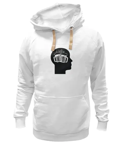 Заказать премиальную одежду в Москве. Толстовка Wearcraft Premium унисекс Свежая мысль от Виктор Гришин - готовые дизайны и нанесение принтов.
