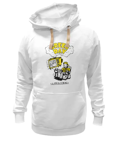 Заказать премиальную одежду в Москве. Толстовка Wearcraft Premium унисекс Green Day от geekbox - готовые дизайны и нанесение принтов.