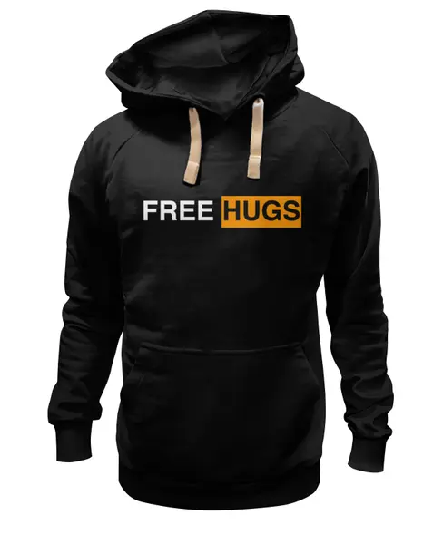 Заказать толстовку в Москве. Толстовка Wearcraft Premium унисекс FREE HUGS от Alex Foregly - готовые дизайны и нанесение принтов.