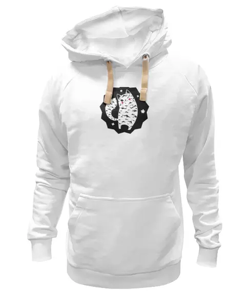 Заказать премиальную одежду в Москве. Толстовка Wearcraft Premium унисекс Котейка от Татьяна - готовые дизайны и нанесение принтов.