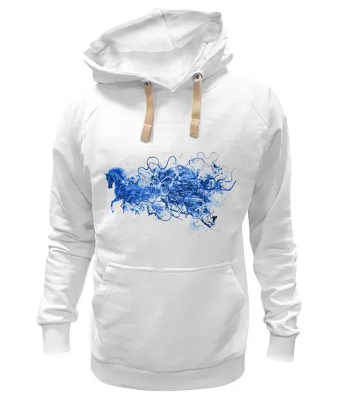 Заказать премиальную одежду в Москве. Толстовка Wearcraft Premium унисекс HappyHorse2014  от ksusalvation - готовые дизайны и нанесение принтов.