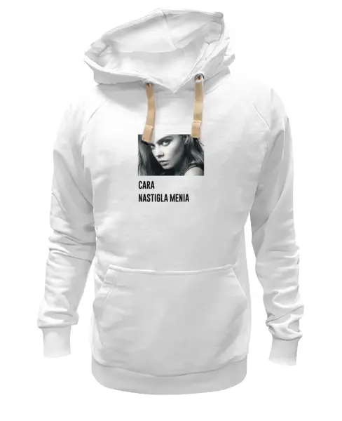 Заказать премиальную одежду в Москве. Толстовка Wearcraft Premium унисекс Кара Делевинь  от cherdantcev - готовые дизайны и нанесение принтов.