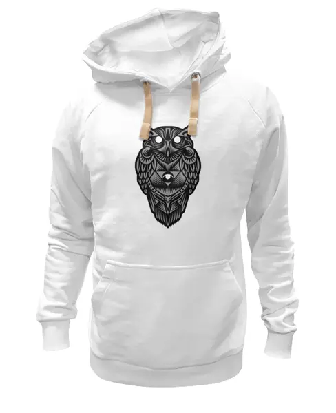 Заказать премиальную одежду в Москве. Толстовка Wearcraft Premium унисекс Сова (Owl) от trugift - готовые дизайны и нанесение принтов.