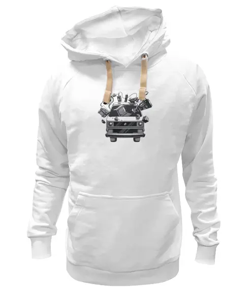 Заказать толстовку в Москве. Толстовка Wearcraft Premium унисекс Машина  от T-shirt print  - готовые дизайны и нанесение принтов.
