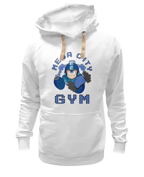 Заказать толстовку в Москве. Толстовка Wearcraft Premium унисекс Mega Man Gym от madw - готовые дизайны и нанесение принтов.