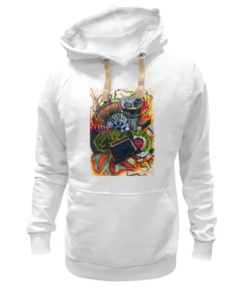 Заказать премиальную одежду в Москве. Толстовка Wearcraft Premium унисекс c_o_o_l t-shirt от olgarussia - готовые дизайны и нанесение принтов.