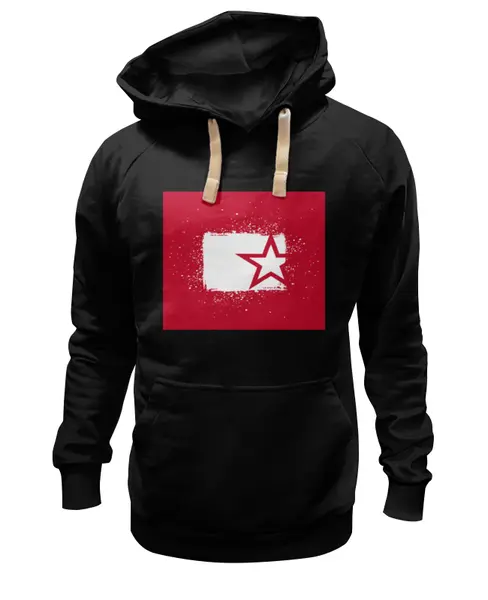 Заказать премиальную одежду в Москве. Толстовка Wearcraft Premium унисекс Картинка со звездой к 9 мая от karpicloudnew@gmail.com - готовые дизайны и нанесение принтов.