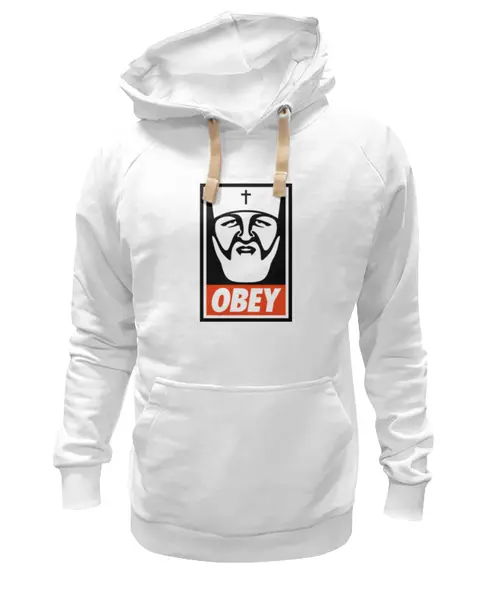 Заказать толстовку в Москве. Толстовка Wearcraft Premium унисекс Kirill OBEY от LINGAM ART | lingam.ord@gmail.com - готовые дизайны и нанесение принтов.