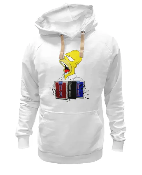 Заказать премиальную одежду в Москве. Толстовка Wearcraft Premium унисекс Homer mmm от 808 - готовые дизайны и нанесение принтов.
