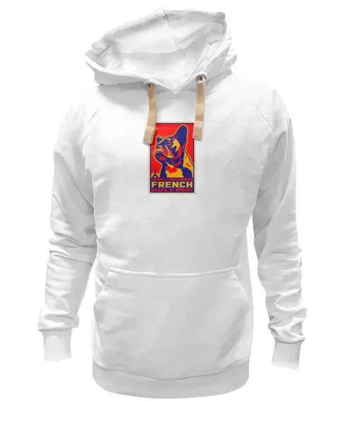 Заказать премиальную одежду в Москве. Толстовка Wearcraft Premium унисекс Собака: FRENCH BULLDOG от Виктор Гришин - готовые дизайны и нанесение принтов.