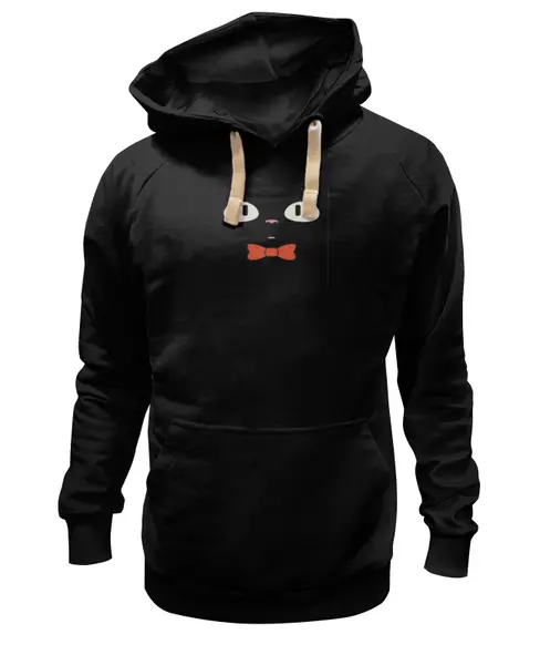 Заказать премиальную одежду в Москве. Толстовка Wearcraft Premium унисекс Чёрный Кот от Виктор Гришин - готовые дизайны и нанесение принтов.