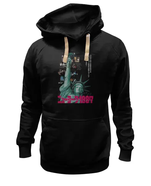 Заказать премиальную одежду в Москве. Толстовка Wearcraft Premium унисекс Escape from New York / Побег из Нью Йорка от KinoArt - готовые дизайны и нанесение принтов.