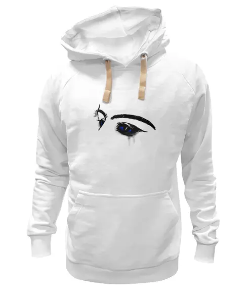 Заказать премиальную одежду в Москве. Толстовка Wearcraft Premium унисекс Blue Eyes от rosenhip - готовые дизайны и нанесение принтов.
