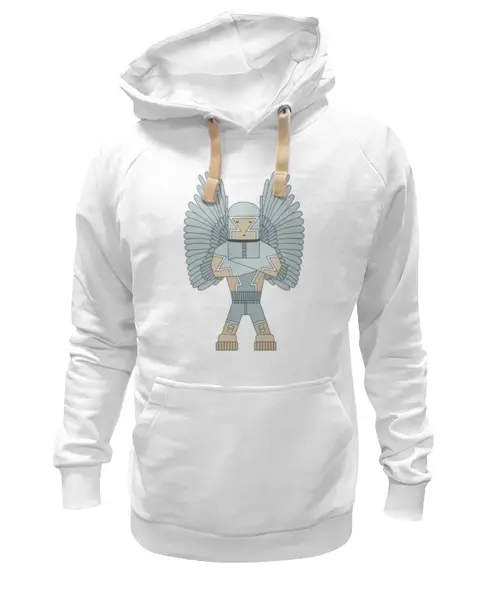 Заказать премиальную одежду в Москве. Толстовка Wearcraft Premium унисекс TECHNO ANGEL от polinanikm@gmail.com - готовые дизайны и нанесение принтов.