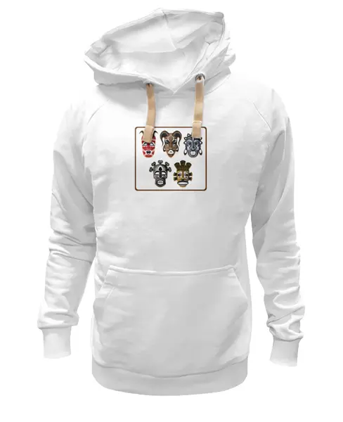 Заказать премиальную одежду в Москве. Толстовка Wearcraft Premium унисекс Африканские Маски 2 от Виктор Гришин - готовые дизайны и нанесение принтов.