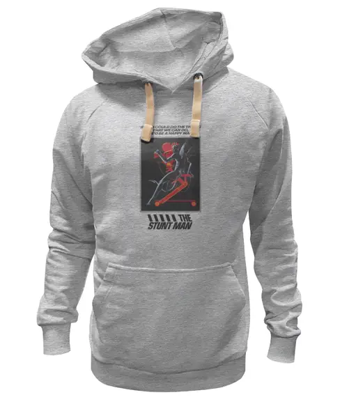 Заказать премиальную одежду в Москве. Толстовка Wearcraft Premium унисекс Stunt Man от KinoArt - готовые дизайны и нанесение принтов.