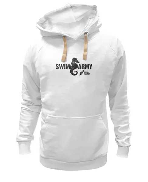 Заказать толстовку в Москве. Толстовка Wearcraft Premium унисекс Swim Army от Swimrocket - школа плавания - готовые дизайны и нанесение принтов.