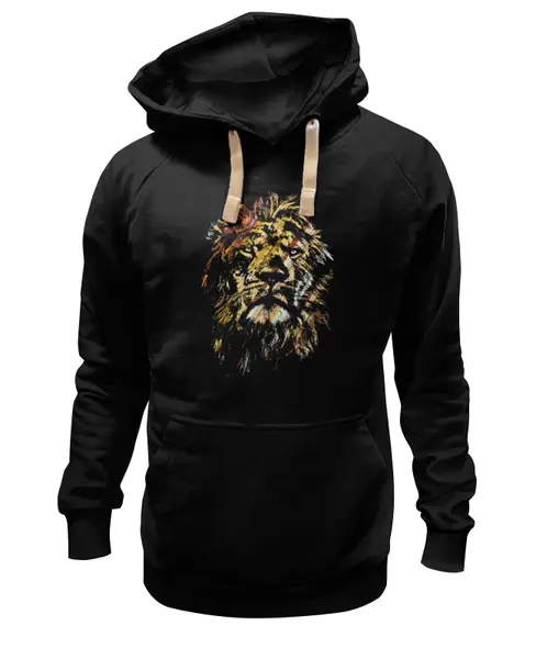Заказать премиальную одежду в Москве. Толстовка Wearcraft Premium унисекс Царь зверей от printik - готовые дизайны и нанесение принтов.