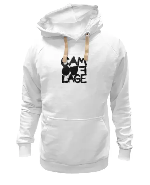 Заказать премиальную одежду в Москве. Толстовка Wearcraft Premium унисекс Camouflage band LOGO от Black Pimpf - готовые дизайны и нанесение принтов.