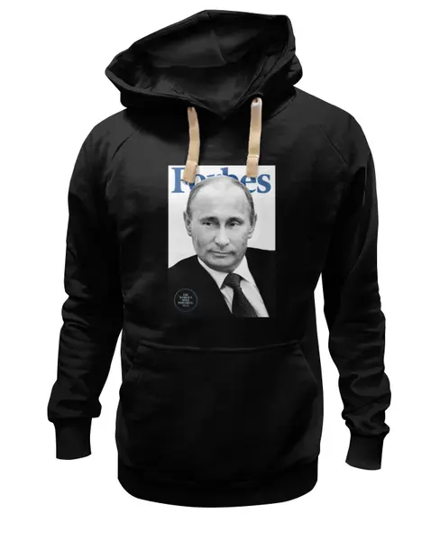 Заказать толстовку в Москве. Толстовка Wearcraft Premium унисекс Putin Forbes от Design Ministry - готовые дизайны и нанесение принтов.