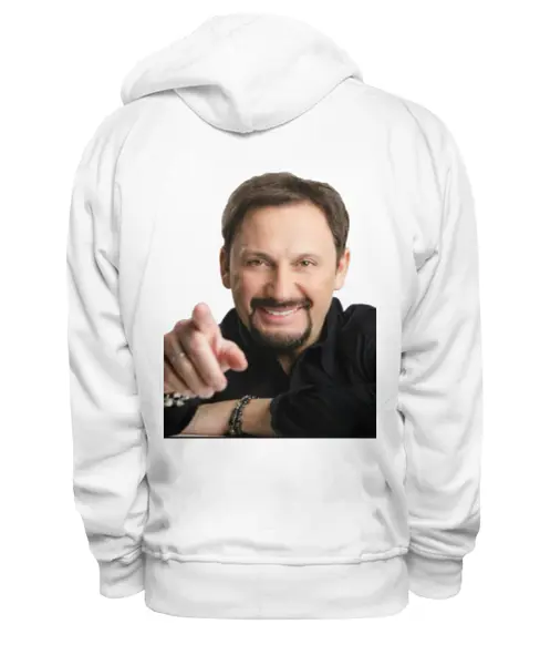 Заказать премиальную одежду в Москве. Толстовка Wearcraft Premium унисекс Стас Михайлов. В черной рубашке. Очень красивый! от kos2014 - готовые дизайны и нанесение принтов.