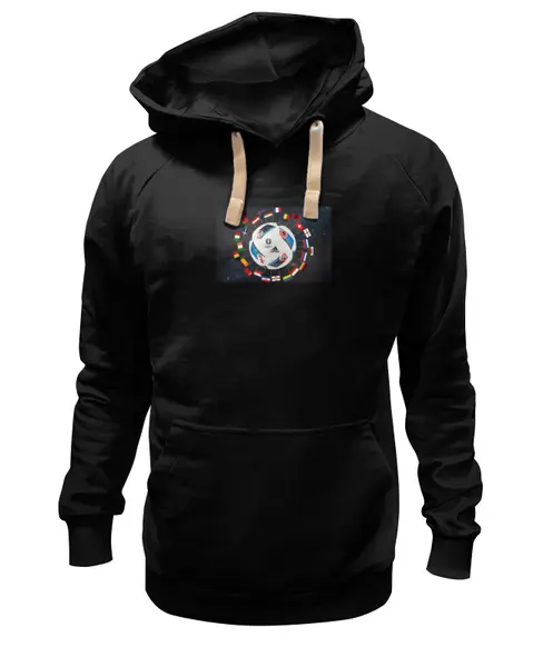 Заказать премиальную одежду в Москве. Толстовка Wearcraft Premium унисекс ЕВРО 2016: Чемпионат по футболу во Франции от Konstantin Fonvizin - готовые дизайны и нанесение принтов.