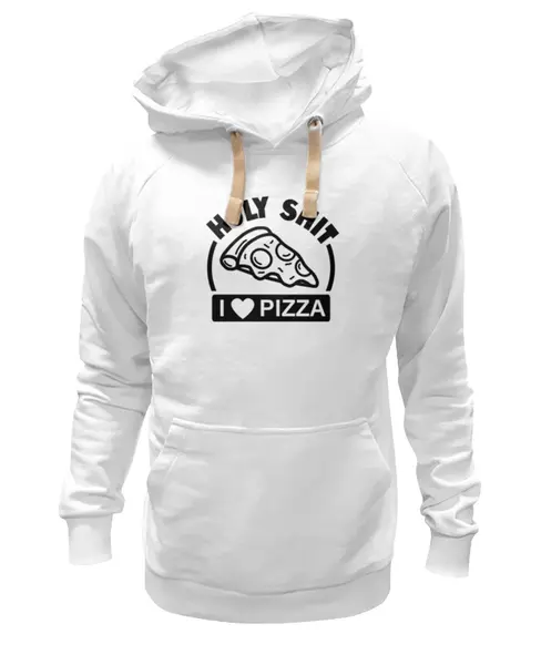 Заказать толстовку в Москве. Толстовка Wearcraft Premium унисекс Люблю Пиццу (Pizza) от originals - готовые дизайны и нанесение принтов.