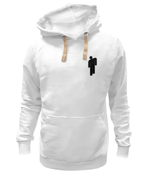 Заказать премиальную одежду в Москве. Толстовка Wearcraft Premium унисекс Billie Eilish (две стороны) от DESIGNER   - готовые дизайны и нанесение принтов.
