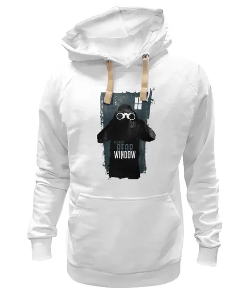 Заказать премиальную одежду в Москве. Толстовка Wearcraft Premium унисекс Alfred Hitchcock / Альфред Хичкок от KinoArt - готовые дизайны и нанесение принтов.