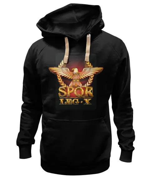 Заказать премиальную одежду в Москве. Толстовка Wearcraft Premium унисекс SPQR. Х легион. от Zorgo-Art  - готовые дизайны и нанесение принтов.