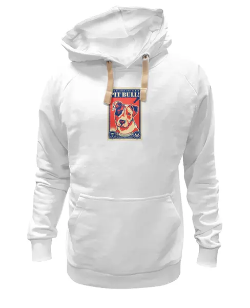 Заказать премиальную одежду в Москве. Толстовка Wearcraft Premium унисекс Собака: PIT BULL от Виктор Гришин - готовые дизайны и нанесение принтов.